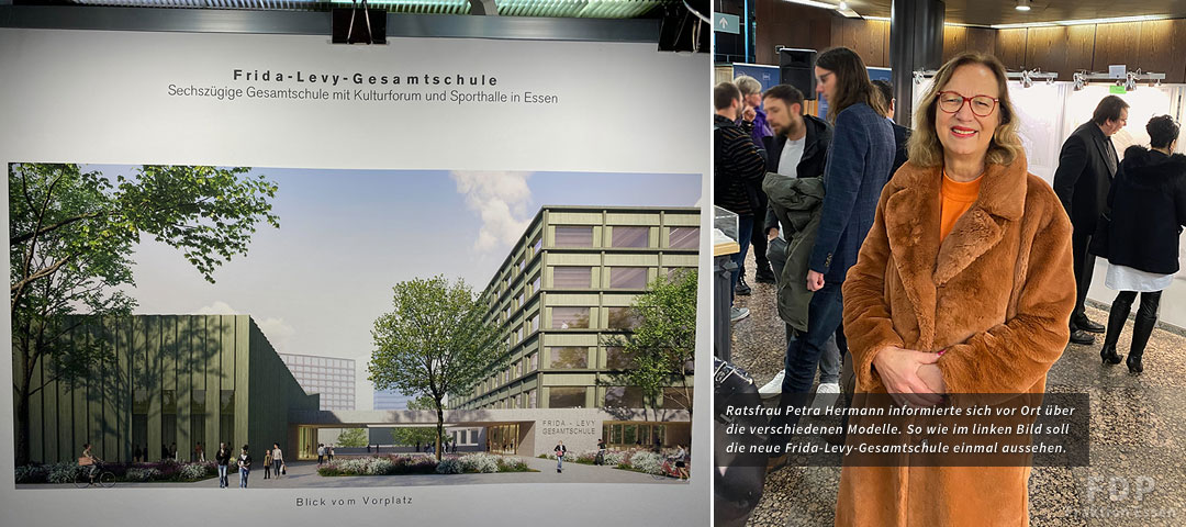 Wettbewerbs-Ausstellung für Neubau der Frida-Levy-Gesamtschule