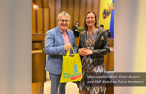 FDP-Fraktion gratuliert Peter Renzel